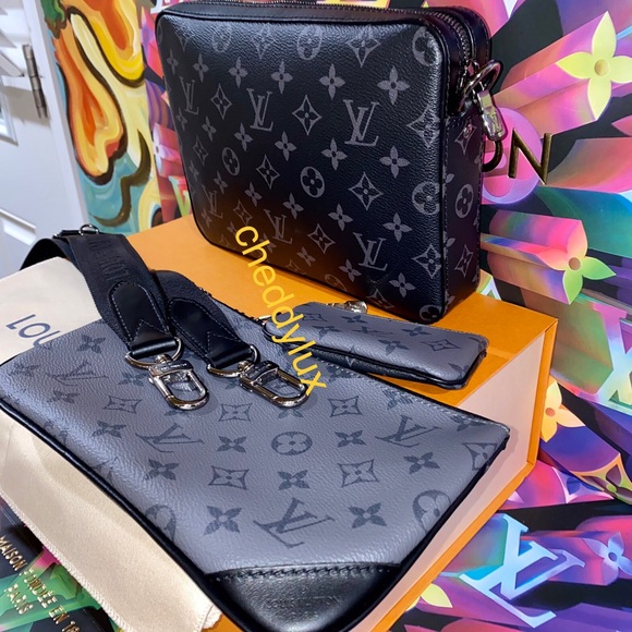 😎🆒😍Authentic Brand New Louis Vuitton Trio Messenger Bag Complete Set - Picture 7 of 11